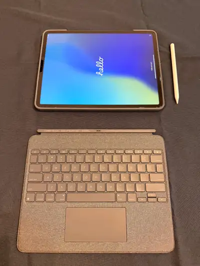 iPad Pro 12.9-inch 5th Gen WiFi 256GB with box case and pencil, View more