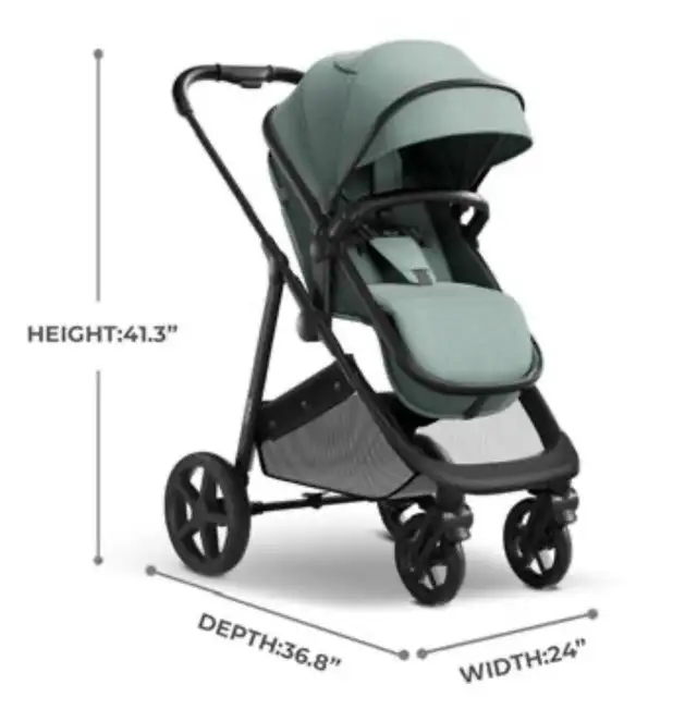 Mompush® Wiz 2- in - 1 Convertible Baby Stroller in Strollers, Carriers & Car Seats in Hamilton - Image 9