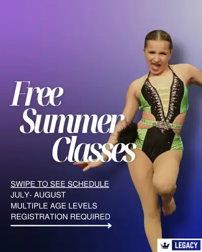 FREE DANCE CLASSES JULY & AUGUST , View more