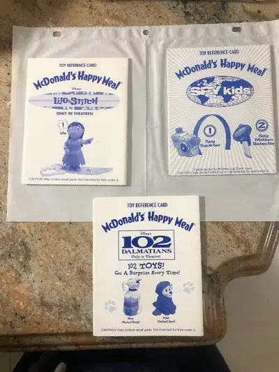 An eclectic collection of fast food items for sale Please reference Google link for itemized listing...