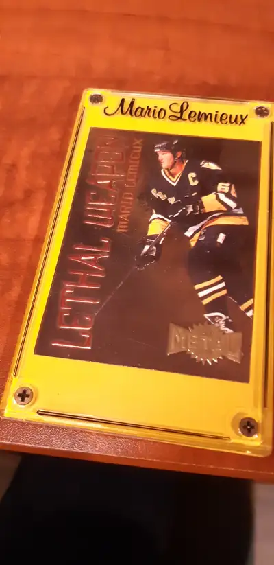 SPECIAL MARIO LEMIEUX CARD 1997 METAL #11 OF 20., View more