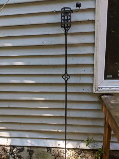 Lampe torchère style médiéval pour jardin, View more