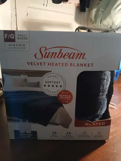 sunbeam heated blanket, View more