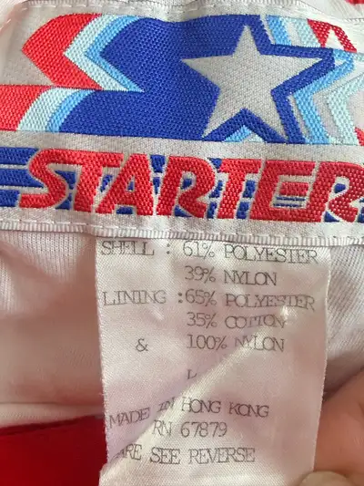 Vintage Black Hawks Red Track Pants with tags, View more