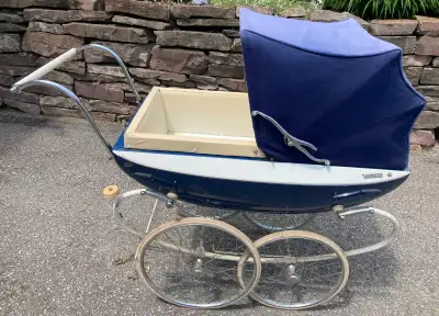 TB0006 Vtg Pedigree Valiant Baby Buggy Carriage Pram Stroller 1950s *NOTE: IF YOU ARE ABLE TO READ T...