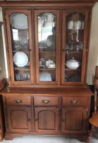 China cabinet and everything inside 