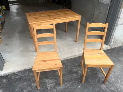 Table and 2 chairs from IKEA , View more
