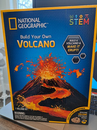 BRAND NEW National Geographic Build Your Own Volcano Kit Set