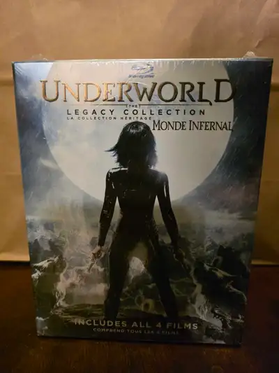 Own the action-packed Underworld Legacy Collection on Blu-ray, featuring all four films in stunning...