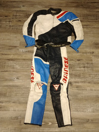 Dainese leather motorcycle jacket and pants