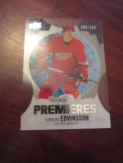 2023-24 Upper Deck Ice Acetate Premieres SIMON EDVINSSON /499, View more