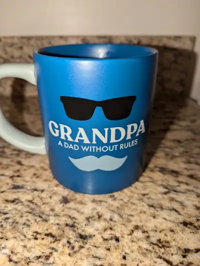 Indigo mug- Grandpa, View more