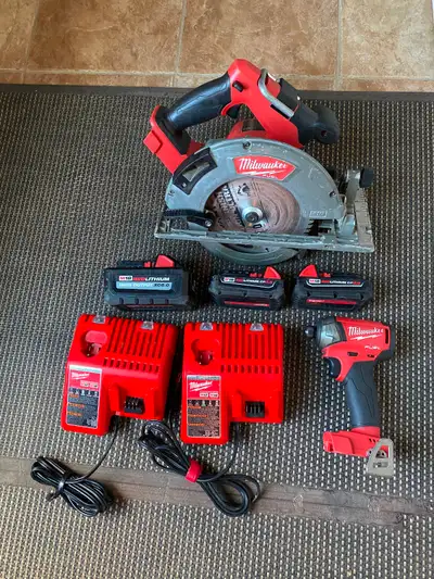 Milwaukee M18 FUEL 18V Cordless Brushless Tool, Battery&Charger, View more