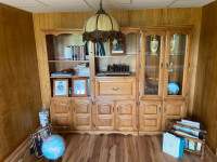 Cabinet and book cases