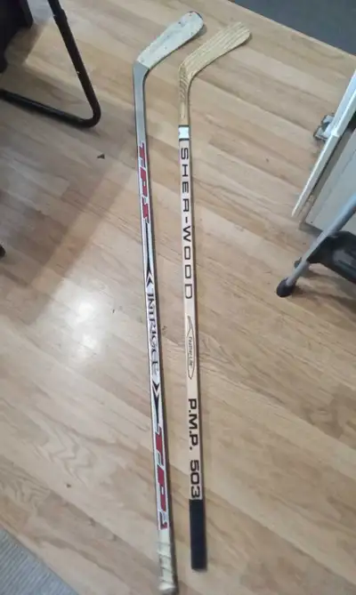 Pair of Rh Sr Hockey Sticks, View more