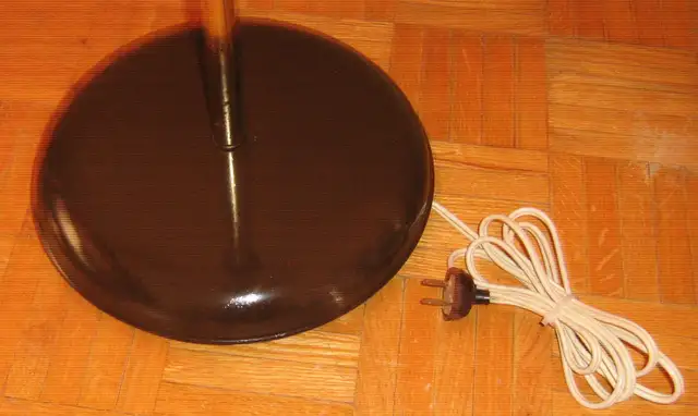 1950S MCM ATOMIC BRASS and WOOD FLOOR LAMP in Indoor Lighting & Fans in City of Toronto - Image 11