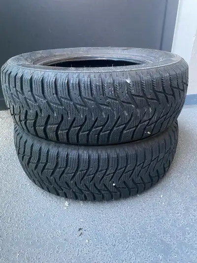 Set of two winter tires in great condition 185-65-14