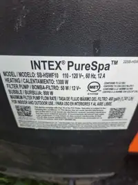 Intex inflatable hot tub pump only for sale