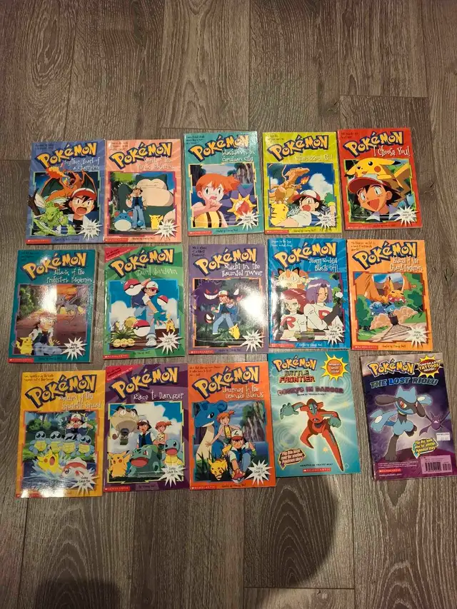 Assorted Pokémon books.63417655652867122