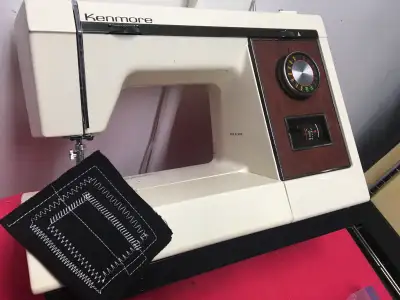 158 model KENMORE portable sewing machine , View more