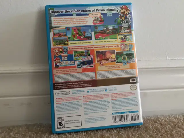 Nintendo Paper Mario: Color Splash - Wii U in Nintendo Wii U in Markham / York Region - Image 3