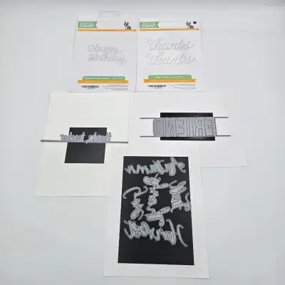 Crafting Die Lot Echo Park Fall Harvest Simon Says Stamp Thanks, View more