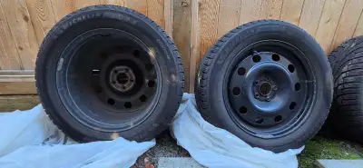 We have two Michelin Ice-X winter tires with wheels. We have upgraded to a new vehicle and these tir...