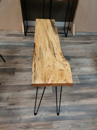 Live Edge Pine Entry Table