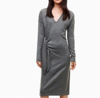Aritzia Babaton Grey Dress