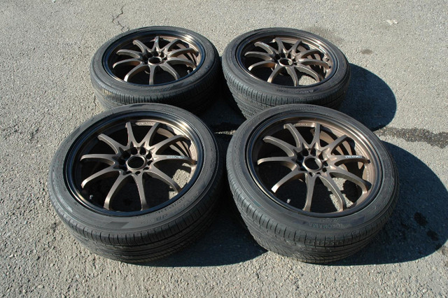 Jdm 19" Rays Volk Racing CE28 Forged (5x114.3) 225/45R19 in Tires & Rims in Calgary - Image 2