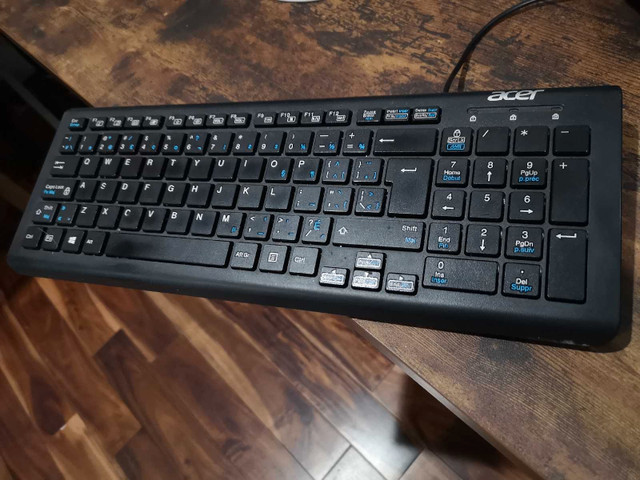 Acer usb keyboard  in Mice, Keyboards & Webcams in Victoria - Image 2