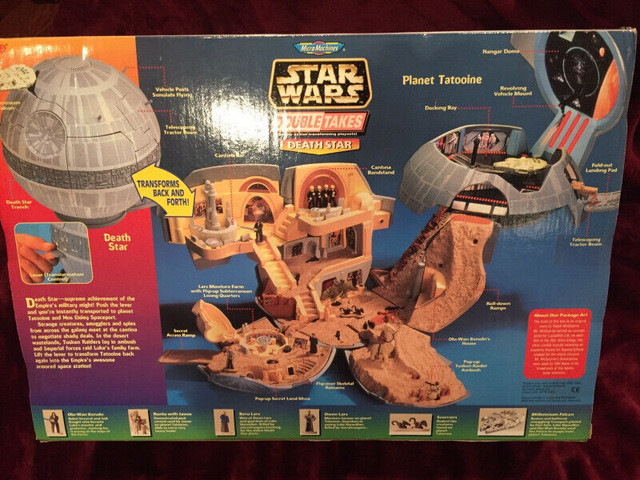 STAR WARS MICRO MACHINES PLAYSET DOUBLE TAKE DEATH STAR- NEW in Arts & Collectibles in Chatham-Kent - Image 2