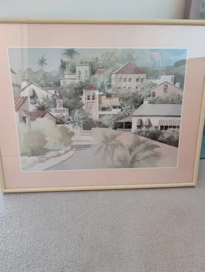 Jean Coleman Tropical Landscape Framed Art, View more