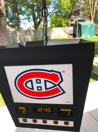 Scoreboard Hanging Ceiling Light – Canadiens