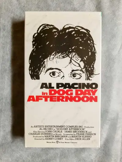 Mint Factory Sealed 70s Film AL PACINO / DOG DAY AFTERNOON VHS HIFI Tape