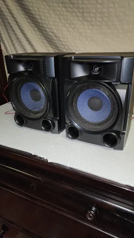 12 OHM Sony bookshelf Speakers Blue black SS-EC709IP