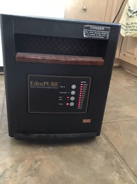EdenPure Quartz infrared portable heater, Mo. USA1000 -1500w