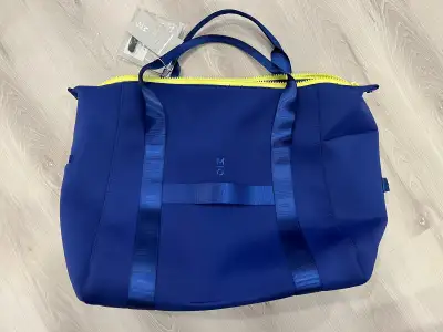 Brand new blue Neoprene travel tote, View more