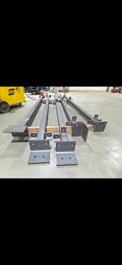 STEEL CUSTOM MADE WELDING POST STAIRS COLUMN