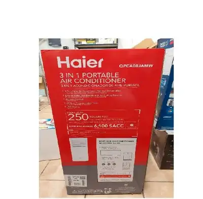 Haier-PORTABLE AIR CONDITIONER 8.000BTU -s pack brand new-WINDOW KIT WITH REMOTE WARRANTY -$349.99-n...