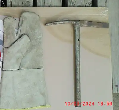 Glove $4 Slag Hammer $4 Excel. Cond. Any or All