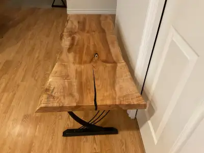 Beautifully Figured, Double Live Edge Coffee Table , View more