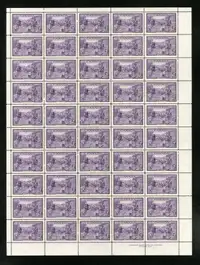 CANADA SHEET - Scott 283 - NH - LR Plate 2 - 4¢  f- HALIFAX
