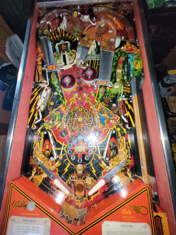 Bally Flash Gordon Vintage Pinball Machine