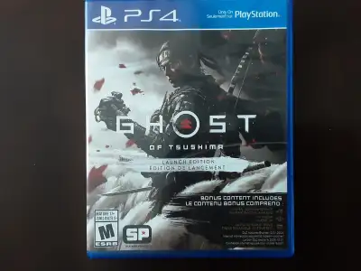 Ghost Of Tsushima ps4 compatible ps5 40 dollars, View more