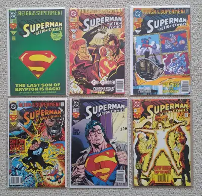 Action Comics Superman - Mostly Consecutive Issues - 1993, View more