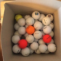 Balles usagées de golf, total de 2 lots de 41 balles chaque lot
