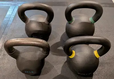 Kettlebells 25 - 53 lbs, View more