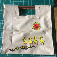 Vintage Canvas Bag f. Ducks
