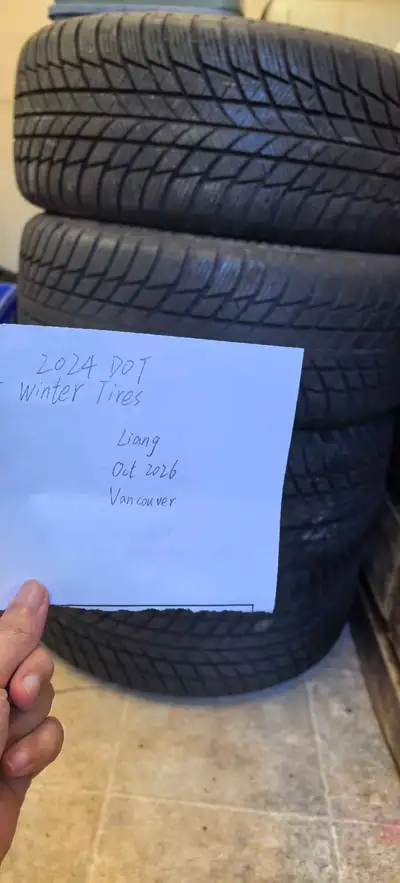 Description: Selling a set of 4 Michelin Winter Tires. Location: Surrey. Size: 225/50R18 95H Conditi...